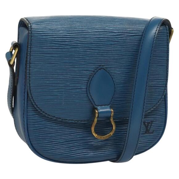 LOUIS VUITTON Epi Saint Cloud PM Shoulder Bag Blue M52195 - Picture 1 of 16